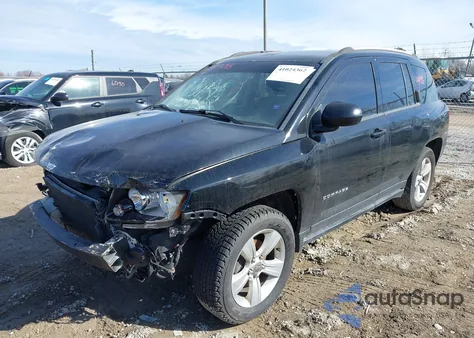 2016 Jeep Compass Sport из США, поврежденный, VIN 1C4NJDBB5GD518343